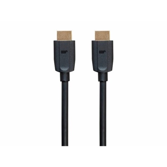 Monoprice 8K Ultra High Speed HDMI Cable - 8K@60Hz, 4K@120Hz, 48Gbps, HDR, VRR, 3ft, Black Monoprice 8K Ultra High Speed HDMI Cable - 8K@60Hz, 4K@120Hz, 48Gbps, HDR, VRR, 3ft, Black