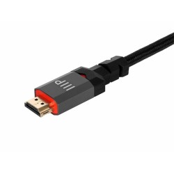 Monoprice 8K Certified Ultra High Speed HDMI Cable - Braided - 8K@60Hz, 4k@120Hz, 48Gbps, HDR, VRR, CL3 In-Wall Rated, 6ft, Black