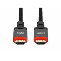 Monoprice 8K Certified Ultra High Speed HDMI Cable - Braided - 8K@60Hz, 4k@120Hz, 48Gbps, HDR, VRR, CL3 In-Wall Rated, 6ft, Black