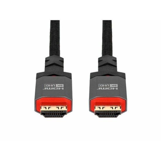 Monoprice 8K Certified Ultra High Speed HDMI Cable - Braided - 8K@60Hz, 4k@120Hz, 48Gbps, HDR, VRR, CL3 In-Wall Rated, 6ft, Black Monoprice 8K Certified Ultra High Speed HDMI Cable - Braided - 8K@60Hz, 4k@120Hz, 48Gbps, HDR, VRR, CL3 In-Wall Rated, 6ft, Black