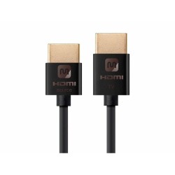 Monoprice 4K High Speed Slim HDMI Cable - 4K60Hz, 18Gbps, HDR, Active, 6ft, Black