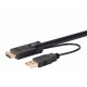 Monoprice Switch Series HDMI USB Combo Cable for KVM Switches 6ft Monoprice Switch Series HDMI USB Combo Cable for KVM Switches 6ft