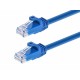 Monoprice Cat5e 5ft Blue Patch Cable, UTP, 24AWG, 350MHz, Pure Bare Copper, Snagless RJ45, Flexboot Series Ethernet Cable Monoprice Cat5e 5ft Blue Patch Cable, UTP, 24AWG, 350MHz, Pure Bare Copper, Snagless RJ45, Flexboot Series Ethernet Cable