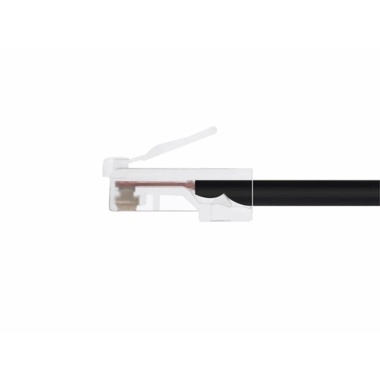 Monoprice Cat5e 10ft Black Patch Cable, UTP, 24AWG, 350MHz, Pure Bare Copper, RJ45, Zeroboot Series Ethernet Cable Monoprice Cat5e 10ft Black Patch Cable, UTP, 24AWG, 350MHz, Pure Bare Copper, RJ45, Zeroboot Series Ethernet Cable