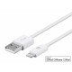 Monoprice Essential Apple MFi Certified Lightning to USB-A Charging Cable - 6ft White Monoprice Essential Apple MFi Certified Lightning to USB-A Charging Cable - 6ft White