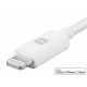 Monoprice Essential Apple MFi Certified Lightning to USB-A Charging Cable - 6ft White Monoprice Essential Apple MFi Certified Lightning to USB-A Charging Cable - 6ft White