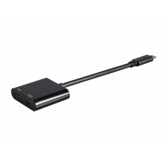 Monoprice Select Series USB-C to Mini DisplayPort & USB-C (F) Dual Port Adapter Monoprice Select Series USB-C to Mini DisplayPort & USB-C (F) Dual Port Adapter