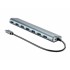 Monoprice SuperSpeed 7-Port USB-C Hub, Gray