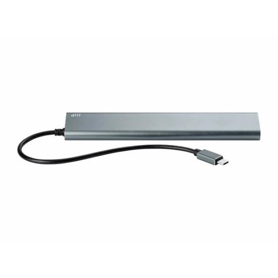 Monoprice SuperSpeed 7-Port USB-C Hub, Gray Monoprice SuperSpeed 7-Port USB-C Hub, Gray