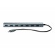 Monoprice SuperSpeed 7-Port USB-C Hub, Gray Monoprice SuperSpeed 7-Port USB-C Hub, Gray