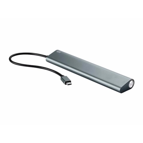 Monoprice SuperSpeed 7-Port USB-C Hub, Gray Monoprice SuperSpeed 7-Port USB-C Hub, Gray
