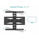 Monoprice Ultra Low-Profile Full Motion TV Wall Mount For 40" To 75" TVs up to 110lbs, Max VESA 400x400, Works with Concrete, Brick, and Wooden Studs Monoprice Ultra Low-Profile Full Motion TV Wall Mount For 40" To 75" TVs up to 110lbs, Max VESA 400x400, Works with Concrete, Brick, and Wooden Studs