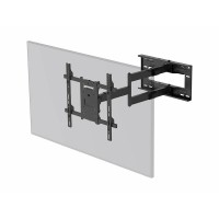 Monoprice Essential Full Motion TV Wall Mount Bracket For 42" To 75" TVs up to 110lbs, Max VESA 400x400, Enabled for Portrait Mode