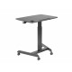 Monoprice Gas-Lift Height Adjustable Sit-Stand Mobile Rolling Workstation Laptop and Computer Desk V2 Monoprice Gas-Lift Height Adjustable Sit-Stand Mobile Rolling Workstation Laptop and Computer Desk V2