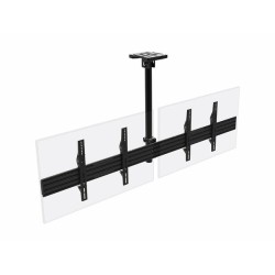 Monoprice Commercial Series 2x1 Panel Menu Board Adjustable Tilt Ceiling TV Mount for Displays Between 32in and 65in, Max Weight 66 lbs. ea., VESA Patterns up to 600x400