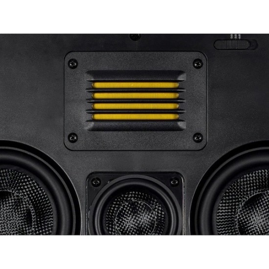 Monoprice Amber In-Wall Speaker Center Channel Dual 5.25-inch 3-way Carbon Fiber with Ribbon Tweeter (single) Monoprice Amber In-Wall Speaker Center Channel Dual 5.25-inch 3-way Carbon Fiber with Ribbon Tweeter (single)