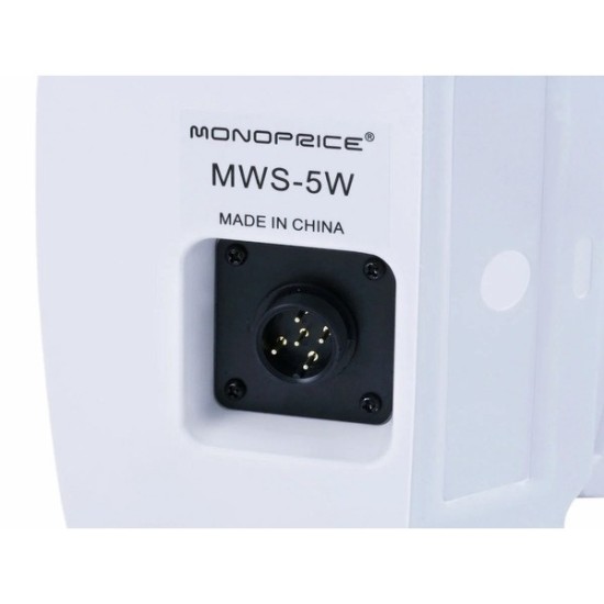Monoprice 5.25in 2-Way Indoor/Outdoor Weatherproof Speakers, 40W Nominal, 80W Max (Pair) Monoprice 5.25in 2-Way Indoor/Outdoor Weatherproof Speakers, 40W Nominal, 80W Max (Pair)