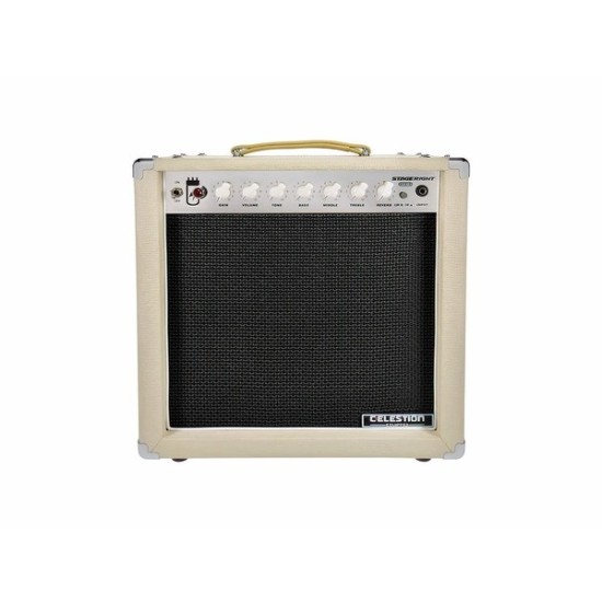 Stage Right by Monoprice 15-Watt 1x12 Guitar Combo Tube Amp with Celestion Speaker and Spring Reverb Stage Right by Monoprice 15-Watt 1x12 Guitar Combo Tube Amp with Celestion Speaker and Spring Reverb