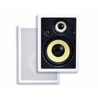 Monoprice Caliber 8in Fiber In-Wall Speakers 3-Way (pair)